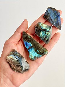 Labradorita Lapidada - Qualidade Especial - Pedra da Magia; Quem é você; Conexão Espiritual