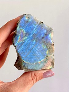 Labradorita Lapidada LAB169 - 138g - Pedra da Magia; Quem é você; Conexão Espiritual