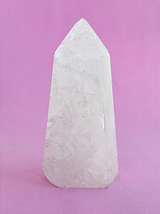 Ponta de Quartzo Cristal - Peça Única - PQCRIS01 738g -  Intensificador, Iluminação e Energização