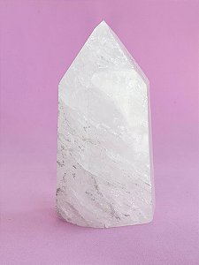 Ponta de Quartzo Cristal - Peça Única - PQCRIS04 890g -  Intensificador, Iluminação e Energização