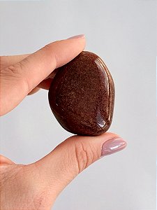 Quartzo Vermelho Rolado - Cristal do Coração - Emoções, Superação de Traumas, Questões familiares