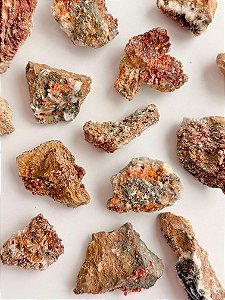 Vanadinita Bruta - "Pedra do Trabalho"; Transformar Sonhos em Ação