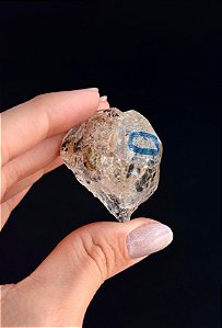 Quartzo Diamante Herkimer Enhydro 01 - 21g - Purifica, Potencializa e Transcende