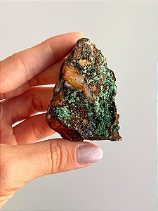 Azurita com Malaquita na Matriz - Peça Única - AZMLQ03 49g - Insight Espiritual, Renovação e Harmonia