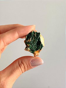 Azurita com Malaquita na Matriz - Peça Única - AZMLQ08 19g - Insight Espiritual, Renovação e Harmonia