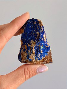 Azurita com Malaquita na Matriz - Peça Única - AZMLQ11 45g - Insight Espiritual, Renovação e Harmonia