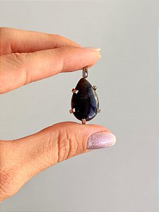 Pingente de Safira - Peça Única - PSAFIRA01 - Atrai dádivas, Prosperidade e Abre Caminhos Profissionais