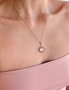 Pingente Pirâmide de Cristal - Banhado em Prata - Mudanças e Transformações, Força e Atitude
