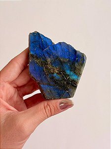 Labradorita Lapidada LAB173 - 98g - Pedra da Magia; Quem é você; Conexão Espiritual