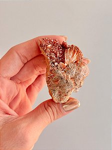 Vanadinita Bruta - Peça Única - VAN04 49g - "Pedra do Trabalho"; Transformar Sonhos em Ação