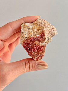 Vanadinita Bruta - Peça Única - VAN09 104g - "Pedra do Trabalho"; Transformar Sonhos em Ação