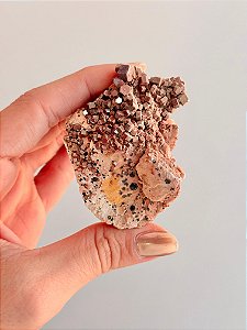 Vanadinita Bruta - Peça Única - VAN17 64g - "Pedra do Trabalho"; Transformar Sonhos em Ação