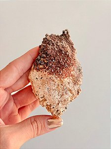 Vanadinita Bruta - Peça Única - VAN18 114g - "Pedra do Trabalho"; Transformar Sonhos em Ação