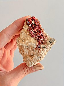 Vanadinita Bruta - Peça Única - VAN20 102g - "Pedra do Trabalho"; Transformar Sonhos em Ação