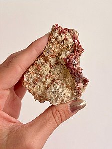 Vanadinita Bruta - Peça Única - VAN25 109g - "Pedra do Trabalho"; Transformar Sonhos em Ação