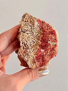 Vanadinita Bruta - Peça Única - VAN39 196g - "Pedra do Trabalho"; Transformar Sonhos em Ação