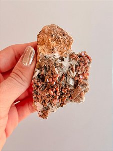 Vanadinita Bruta - Peça Única - VAN55 102g - "Pedra do Trabalho"; Transformar Sonhos em Ação