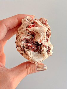 Vanadinita Bruta - Peça Única - VAN57 172g - "Pedra do Trabalho"; Transformar Sonhos em Ação