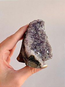 Drusa de Ametista Encantada - DAE80 262g - Eleva a Vibração; Intuição e Conexão