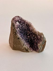 Drusa de Ametista Encantada - DAE82 289g - Eleva a Vibração; Intuição e Conexão