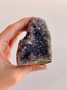 Drusa de Ametista Encantada - DAE83 248g - Eleva a Vibração; Intuição e Conexão