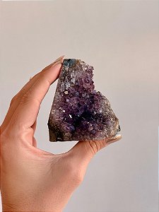 Drusa de Ametista Encantada - DAE89 278g - Eleva a Vibração; Intuição e Conexão