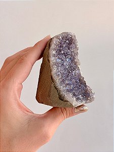 Drusa de Ametista Encantada - DAE93 299g - Eleva a Vibração; Intuição e Conexão