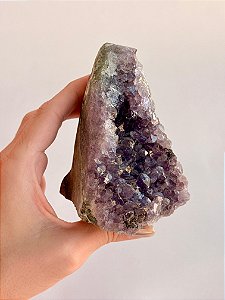 Drusa de Ametista Encantada - DAE94 444g - Eleva a Vibração; Intuição e Conexão