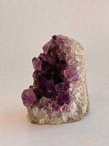 Drusa de Ametista Encantada - DAE104 284g - Eleva a Vibração; Intuição e Conexão