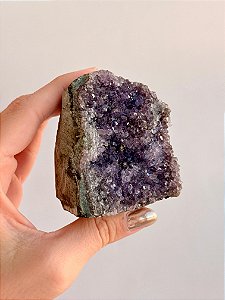 Drusa de Ametista Encantada - DAE105 256g - Eleva a Vibração; Intuição e Conexão