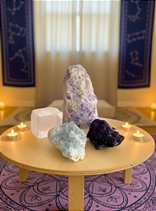 Combo Altar - Conexão e Manifestação - Cristais de Ambiente
