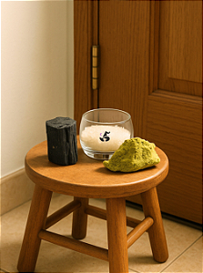 Combo Porta de Entrada - Filtro de Energia - Nontronita; Turmalina; Pote de Sal Grosso