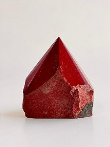 Ponta Geradora de Jaspe Vermelho - Coragem, Atitude, Vitalidade e Saúde