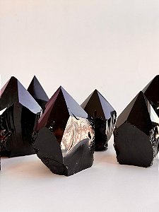 Ponta Geradora de Obsidiana - Proteção e Consciência