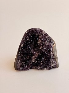 Drusa de Ametista Encantada - DAE114 160g - Eleva a Vibração; Intuição e Conexão