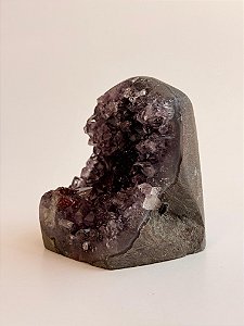 Drusa de Ametista Encantada - DAE115 286g - Eleva a Vibração; Intuição e Conexão