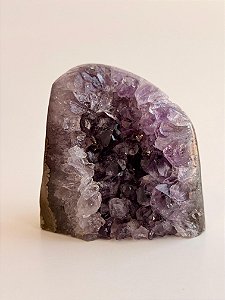 Drusa de Ametista Encantada - DAE117 296g - Eleva a Vibração; Intuição e Conexão