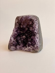 Drusa de Ametista Encantada - DAE119 226g - Eleva a Vibração; Intuição e Conexão
