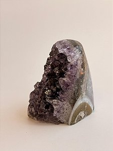 Drusa de Ametista Encantada - DAE121 252g - Eleva a Vibração; Intuição e Conexão