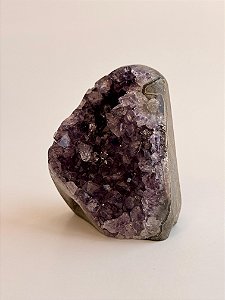 Drusa de Ametista Encantada - DAE122 234g - Eleva a Vibração; Intuição e Conexão