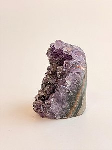 Drusa de Ametista Encantada - DAE126 162g - Eleva a Vibração; Intuição e Conexão