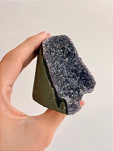 Drusa de Ametista Encantada - DAE127 204g - Portal Mágico; Eleva a Vibração, a Intuição e Conexão Espiritual