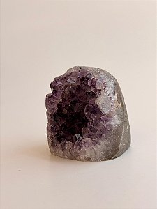 Drusa de Ametista Encantada - DAE131 186g - Eleva a Vibração; Intuição e Conexão