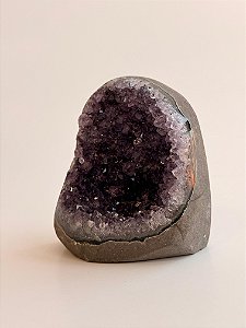 Drusa de Ametista Encantada - DAE138 296g - Eleva a Vibração; Intuição e Conexão