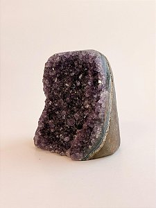 Drusa de Ametista Encantada - DAE145 144g - Eleva a Vibração; Intuição e Conexão