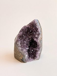 Drusa de Ametista Encantada - DAE146 196g - Eleva a Vibração; Intuição e Conexão