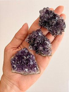 Drusa de Ametista Qualidade Especial P 60 a 100g - Energização e Transmutação Energética de Ambientes
