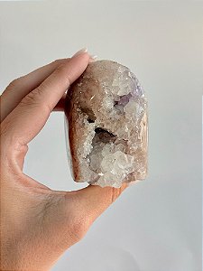 Ametista Rosa Encantada - AMETR09 342g - Transmutar Sentimentos Reprimidos, Cura Profunda do Coração, Recomeço