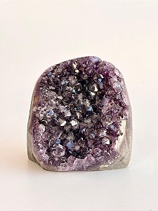 Drusa de Ametista Encantada - DAE157 616g - Portal Mágico; Eleva a Vibração, a Intuição e Conexão Espiritual