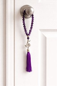 Japamala de Ametista 8mm - 27 Contas - Essência de Atman - Intuição, Conexão, Espiritualidade e Eleva a Vibração